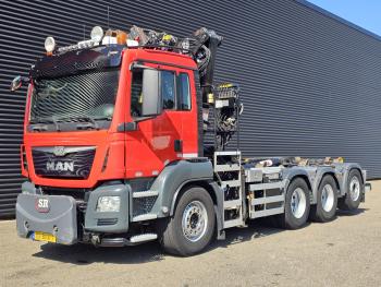 TGS 35.400 8X4-4 BL / Z CRANE + HOOKLIFT